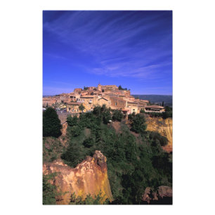 EU, Frankreich, Provence, Vaucluse, Rousillon. Fotodruck