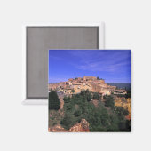 EU, Frankreich, Provence, Vaucluse, Rousillon. Magnet (Vorderseite/Rückseite)
