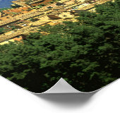 EU, Frankreich, Provence, Vaucluse, Roussillon. Poster (Ecke)