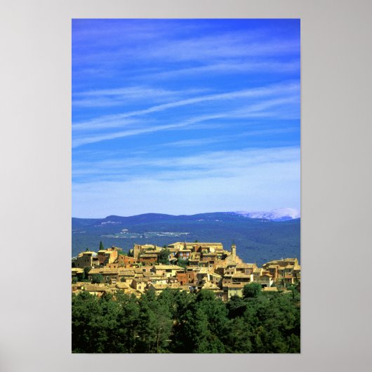 EU, Frankreich, Provence, Vaucluse, Roussillon. Poster (Vorne)