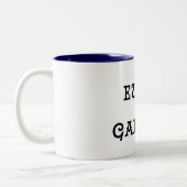 Eu love Galicien Blau Zweifarbige Tasse (Links)