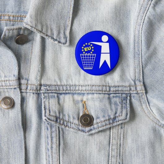 EU-Protest Button (Beispiel)