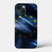 EU-Seidenflagge Case-Mate iPhone Hülle (Rückseite)