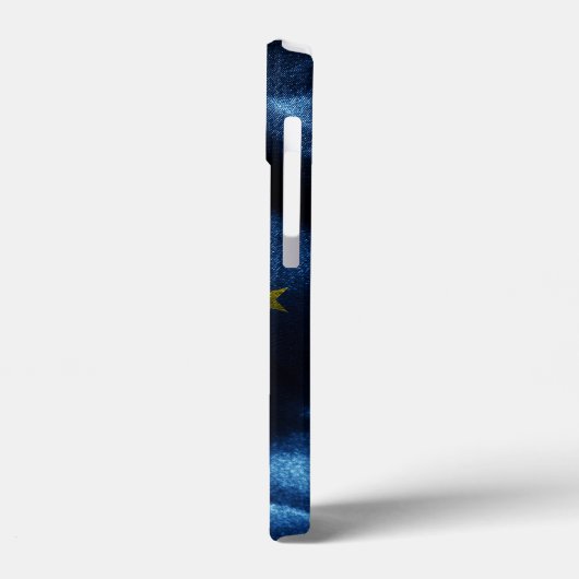 EU-Seidenflagge Case-Mate iPhone Hülle (Rückseite / Links)