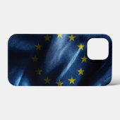 EU-Seidenflagge Case-Mate iPhone Hülle (Rückseite (Horizontal))