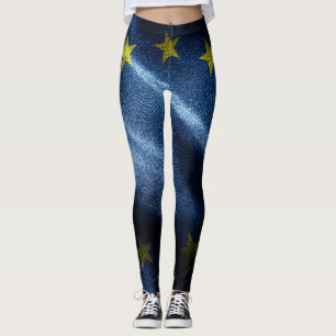EU-Seidenflagge Leggings