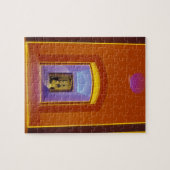 EU, Spanien, Barcelona. Türe nahe Picasso Puzzle (Horizontal)