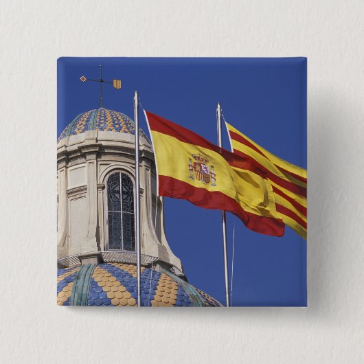EU, Spanien, Katalonien, Palau de la Generalitat. Button (Vorderseite)