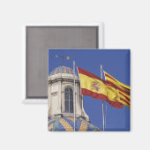 EU, Spanien, Katalonien, Palau de la Generalitat Magnet (Vorderseite/Rückseite)