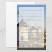 EU, Spanien, La Mancha, Consuegra. Windmühlen und Briefpapier (Vorne/Hinten)
