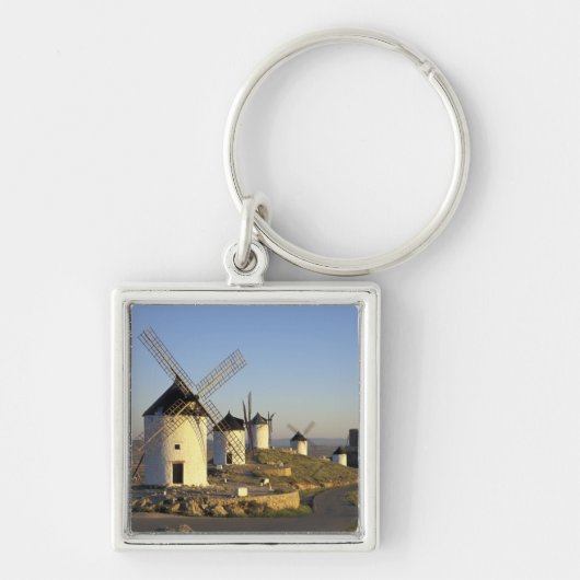 EU, Spanien, La Mancha, Consuegra. Windmühlen und Schlüsselanhänger (Vorne)