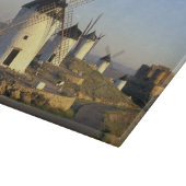EU, Spanien, La Mancha, Consuegra. Windmühlen und Schneidebrett (Ecke)
