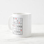 Eu te Amo Kaffeetasse (Vorderseite Links)