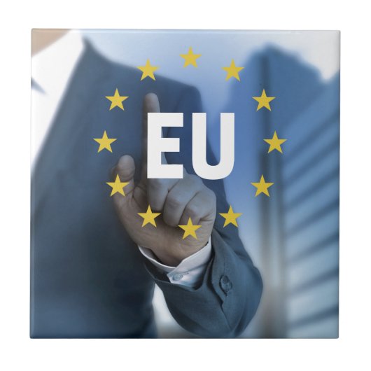 EU-Touchscreen-Konzept für europäische Gewerkschaf Fliese (Vorderseite)