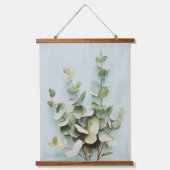 eucaliptus Wood Topped Wall Tapestry Wandteppich Mit Holzrahmen (Vorderseite)