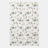 Eucalyptus Acorns Weihnachten Geschirrtuch (Vertikal)