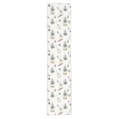 Eucalyptus Acorns Weihnachten Kurzer Tischläufer (Vorderseite)