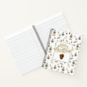 Eucalyptus Acorns Weihnachten Notizblock (Innenseite)