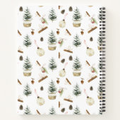 Eucalyptus Acorns Weihnachten Notizblock (Rückseite)