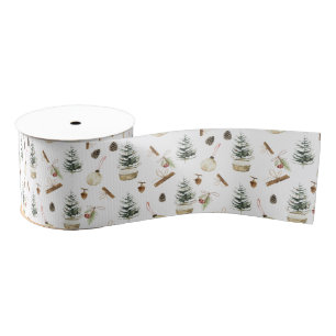 Eucalyptus Acorns Weihnachten Ripsband