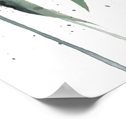 Eucalyptus’ (Australian) Poster (Ecke)