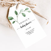 Eucalyptus Baby Dusche Geschenkanhänger