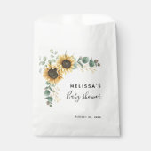 Eucalyptus Baby Dusche Leckereien Geschenktütchen (Vorderseite)