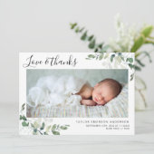 Eucalyptus Baby Foto Ankündigung (Stehend Vorderseite)