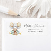 Eucalyptus Baby Showbär Ballon Rücksendeadresse (Insitu)