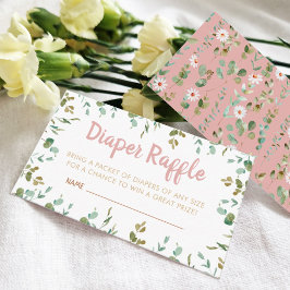 Eucalyptus Baby Showdusche Begleitkarte