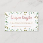 Eucalyptus Baby Showdusche Begleitkarte (Vorderseite)