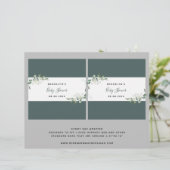 Eucalyptus Baby Shower Candy Bar Wrapper (Stehend Vorderseite)