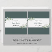 Eucalyptus Baby Shower Candy Bar Wrapper (Vorne/Hinten)