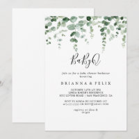 Eucalyptus BabyQ Baby Shower Barbecue