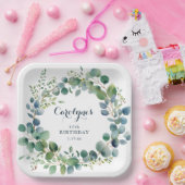 Eucalyptus Birthday Pappteller (Party)