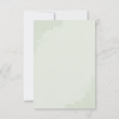 Eucalyptus Blätter Pärchen Babydusche abwarten Einladung (Rückseite)