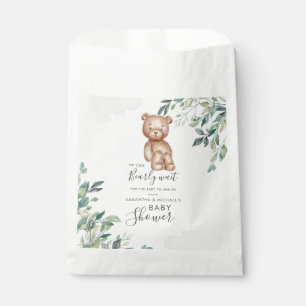 Eucalyptus Blätter Pärchen Babydusche abwarten Geschenktütchen