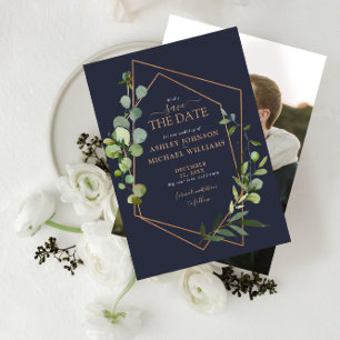 Eucalyptus Blue Foto Save The Date