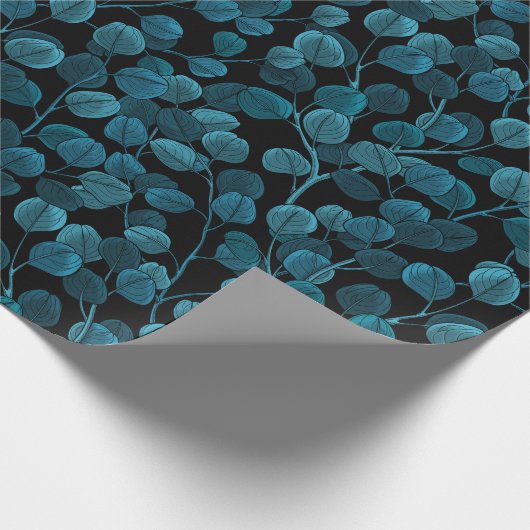 eucalyptus_blue geschenkpapier (Ecke)