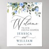 Eucalyptus Blue Rose Dusche Poster (Vorne)