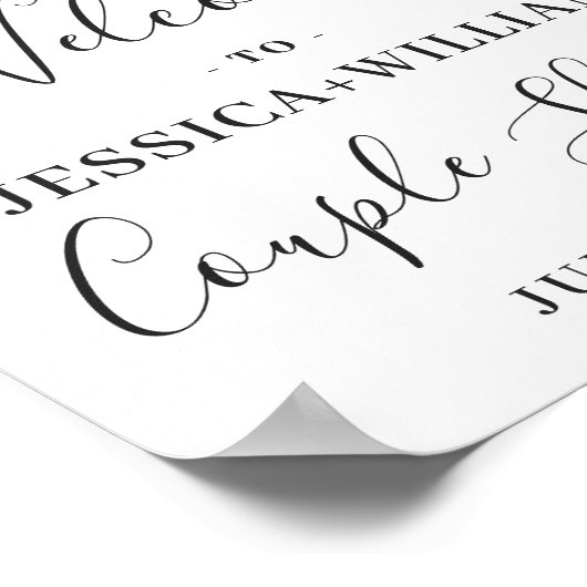 Eucalyptus Blue Rose Dusche Poster (Ecke)