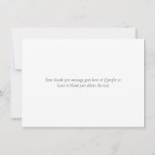 Eucalyptus Boho Greenerenerity Wedding Vielen Dank Dankeskarte (Rückseite)