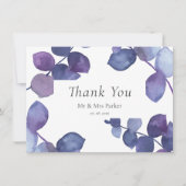 Eucalyptus Boho Vielen Dank Dankeskarte (Vorderseite)