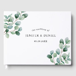 Eucalyptus Botanical Greenery  Wedding Gästebuch