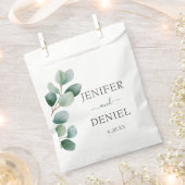 Eucalyptus Botanical Greenery Wedding Geschenktütchen (Ausgeschnitten)