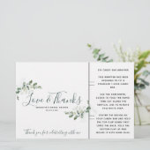 Eucalyptus Brautparty Candy Bar Wrapper (Stehend Vorderseite)