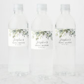 Eucalyptus Brautparty Wasser Flasche Wasserflaschenetikett (Flaschen)