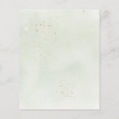 Eucalyptus Bridal Luncheon Einladung (Rückseite)