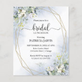 Eucalyptus Bridal Luncheon Einladung zum Haushalt (Vorderseite)