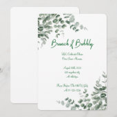 EUCALYPTUS BRIDAL SHOWER EINLADUNG (Vorne/Hinten)